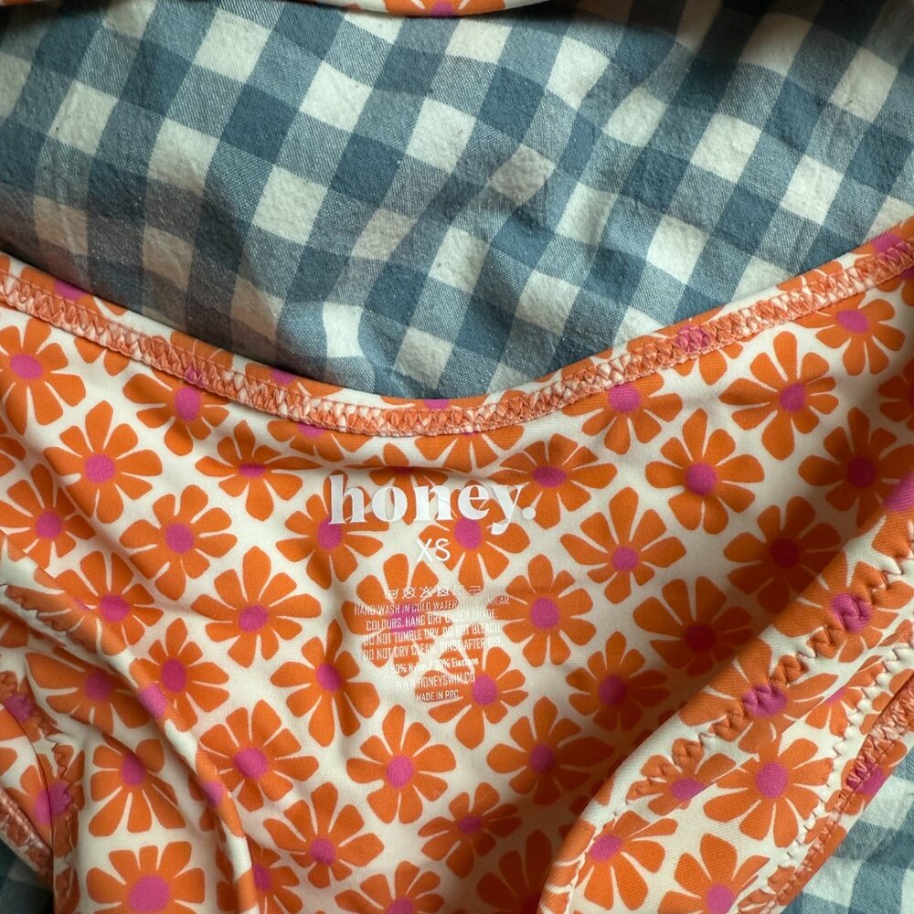 Honey Swim Kora Bralette Bikini Top (S) and Bottoms (XS) - Picture 2 of 5